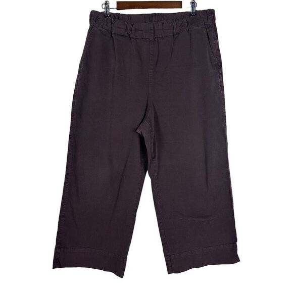 J. Crew Astrid wide-leg chino pant size XL Brown BH357 - Picture 2 of 8